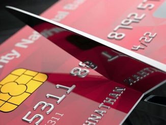 Credit card being cut